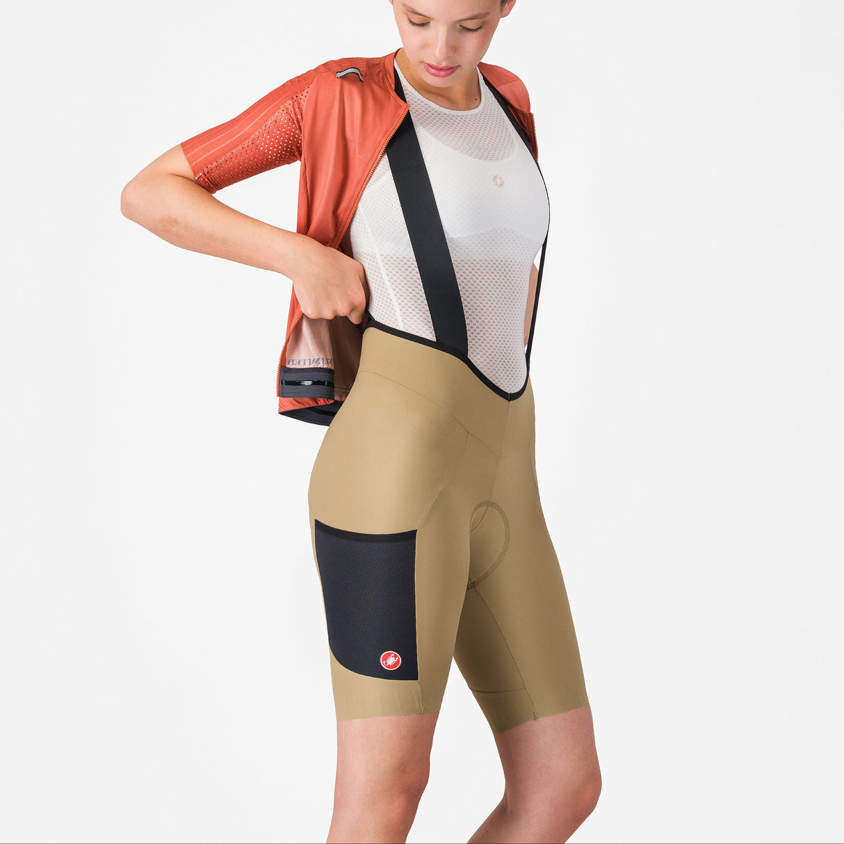 Salopette donna Castelli Unlimited Endurance DT - Verde Castelli