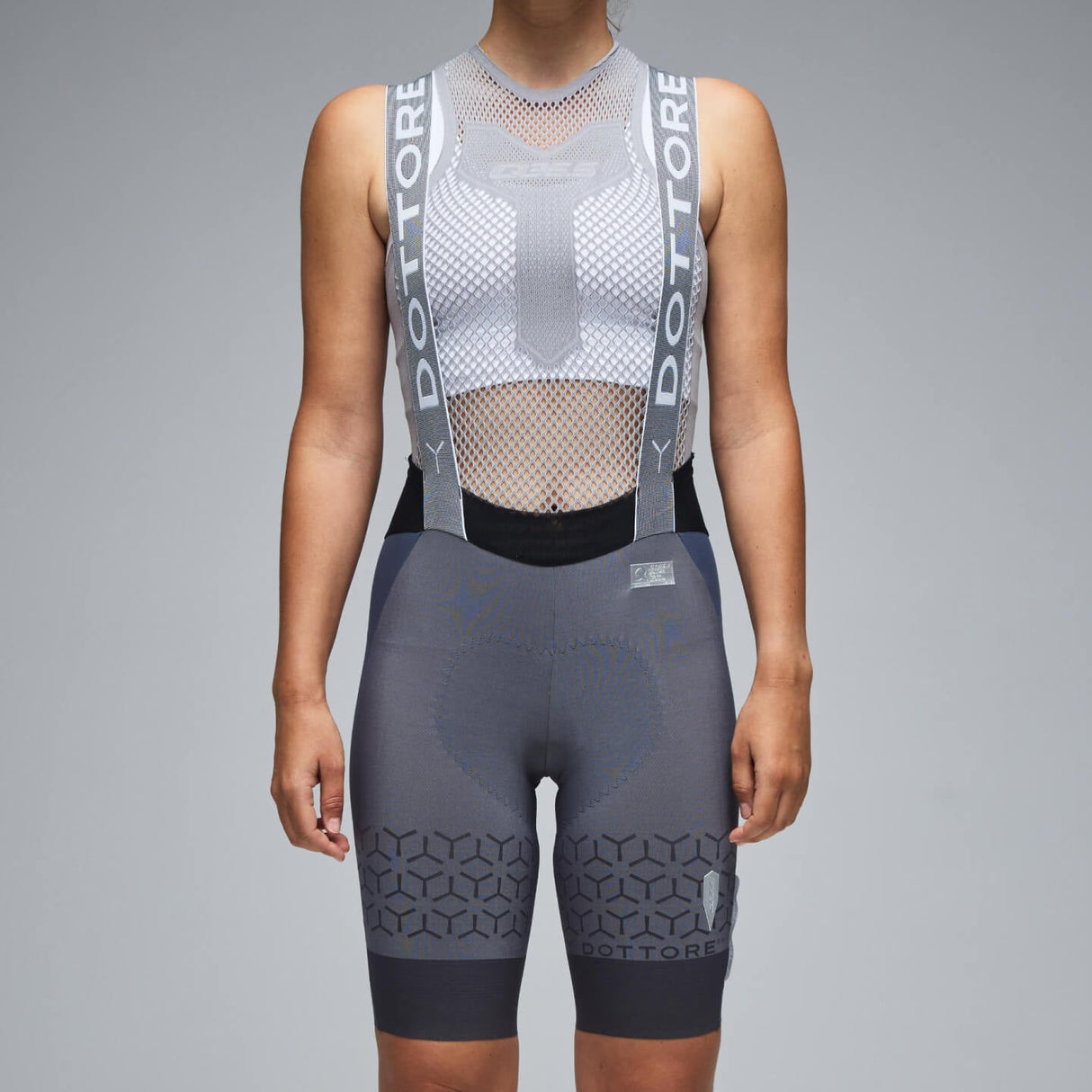 Q36.5 Dottore Pro woman bib shorts - Grey