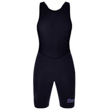 Cuissard à bretelles femme Santini Unico Edge - Noir