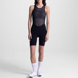 Cuissard à bretelles femme Santini Unico Edge - Noir