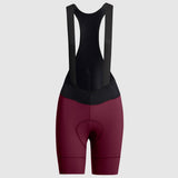 Sportful Colorful Rider women bib shorts - Bordeaux