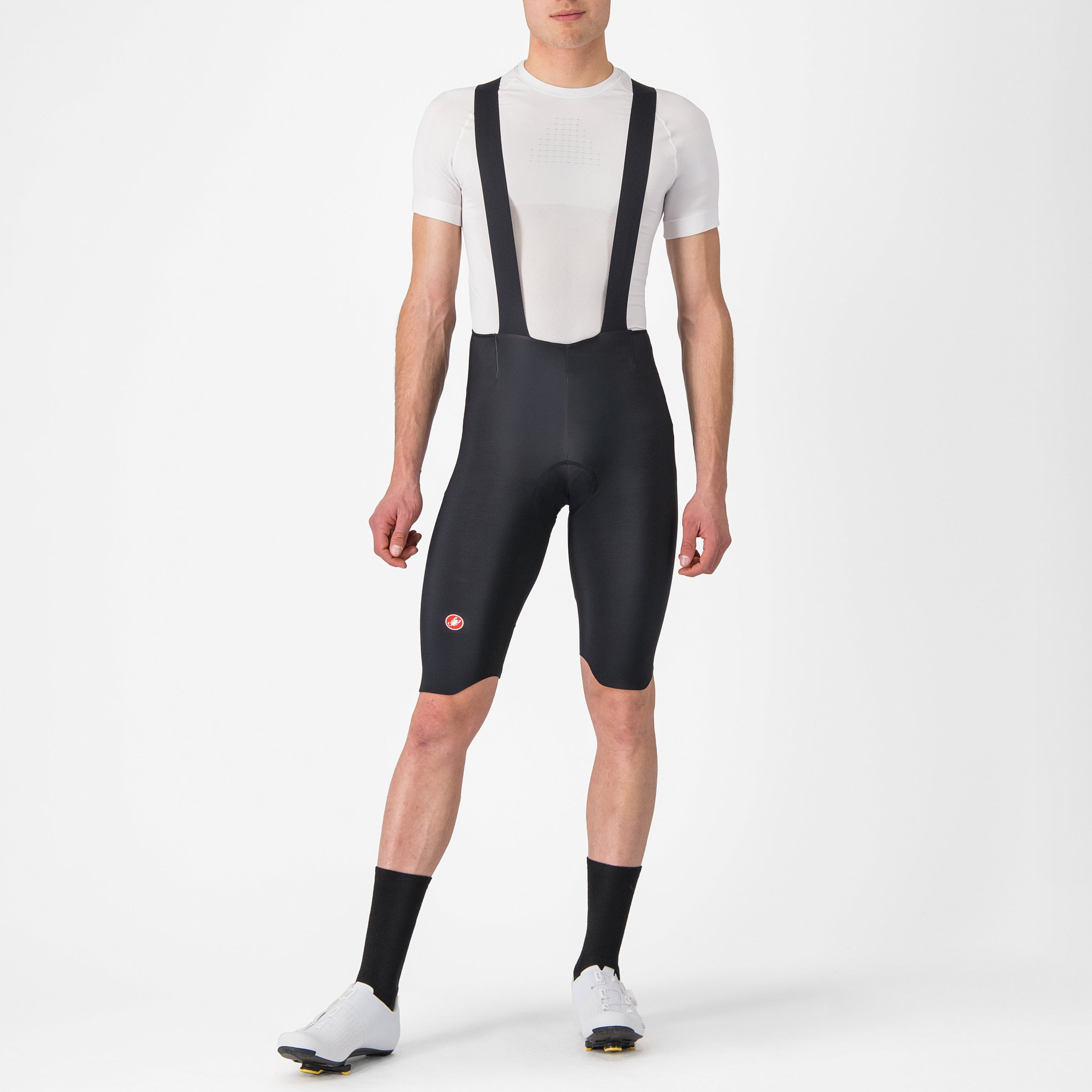Castelli Omloopビブタイツ ブラック Castelli Omloop Thermal Bib Shorts - Black | All4cycling