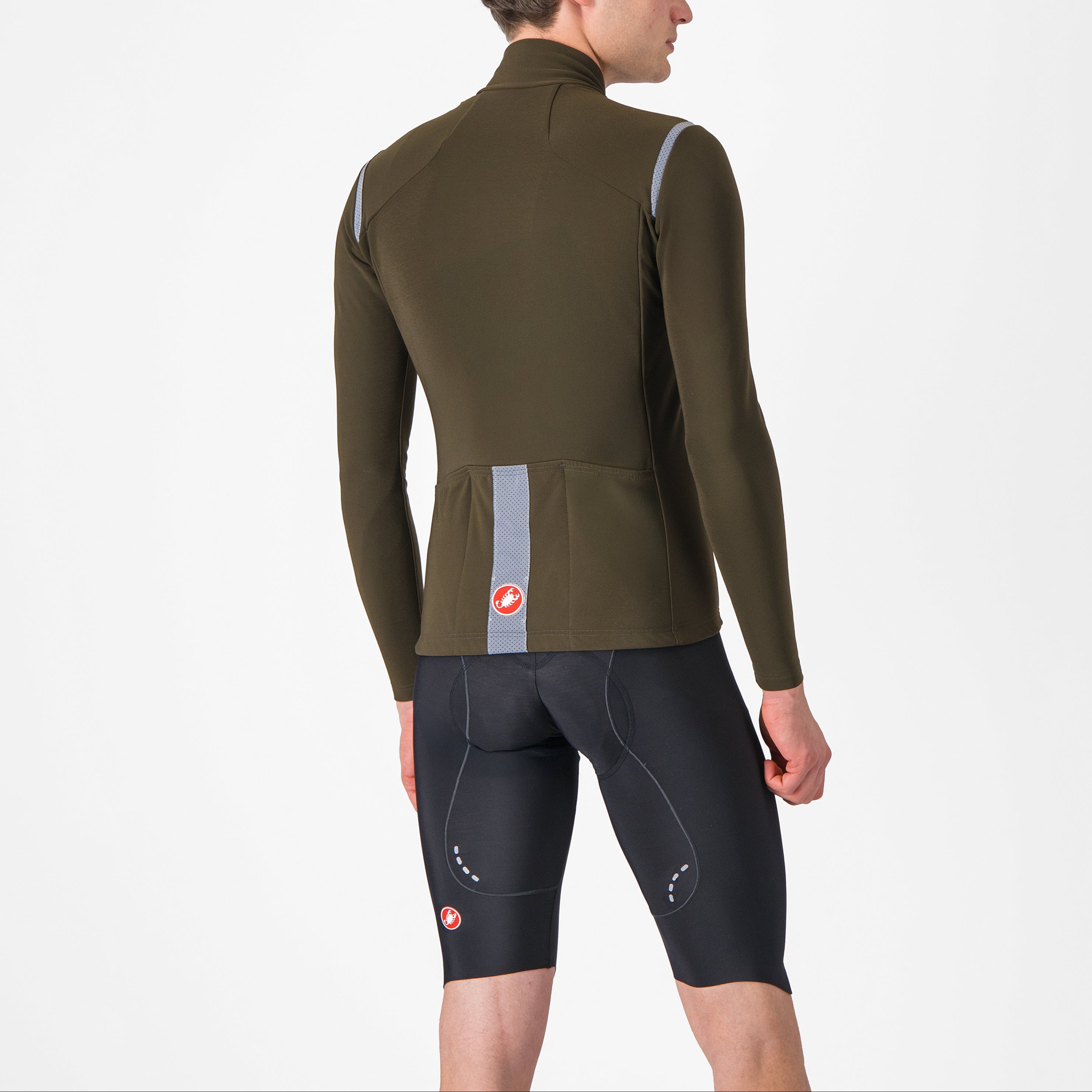 Castelli Omloopビブタイツ ブラック Castelli Omloop Thermal Bib Shorts - Black | All4cycling