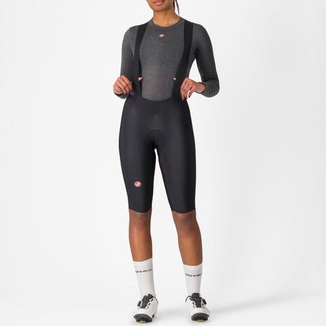 Salopette termica donna Castelli Omloop DT - Nero Castelli