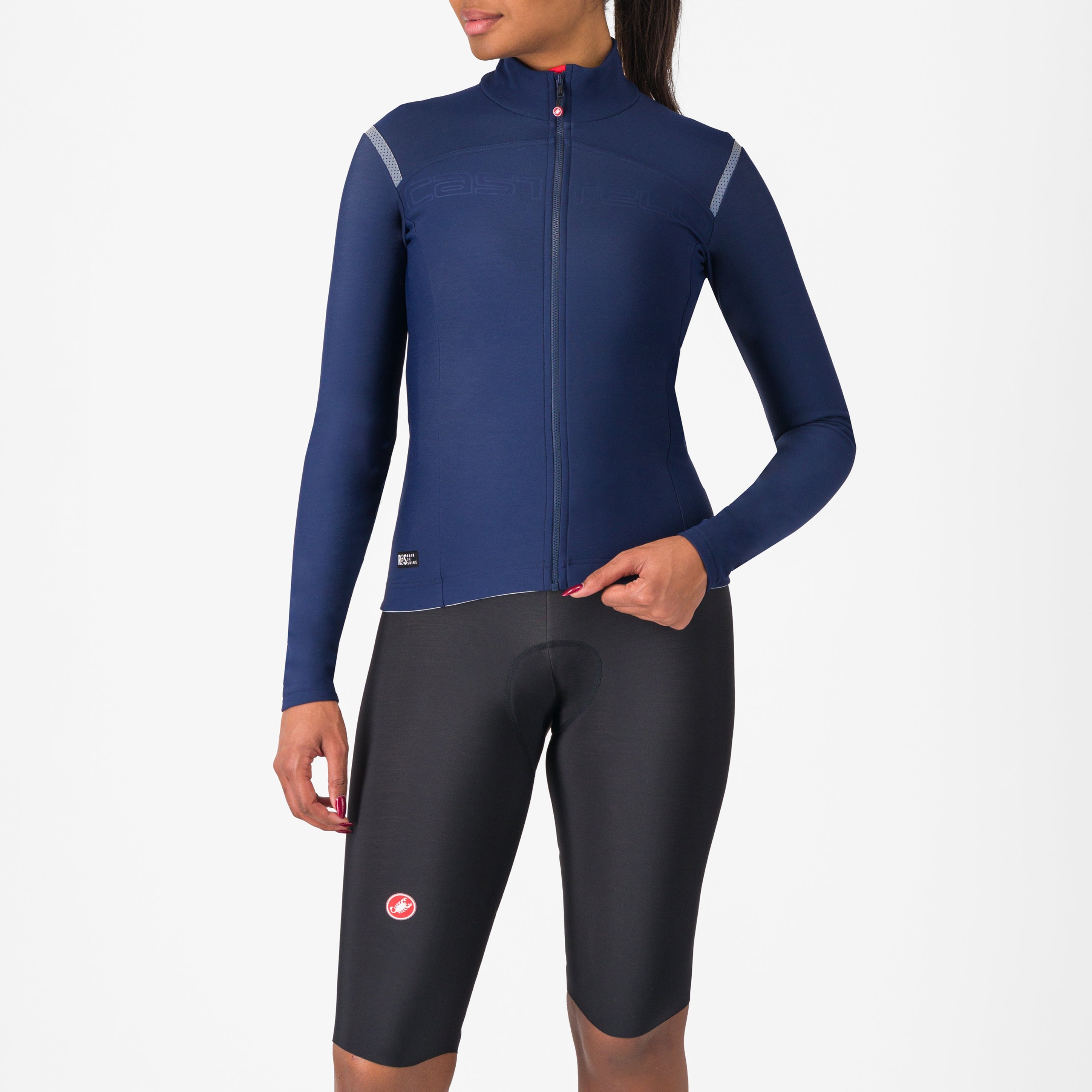 Salopette termica donna Castelli Omloop DT - Nero Castelli