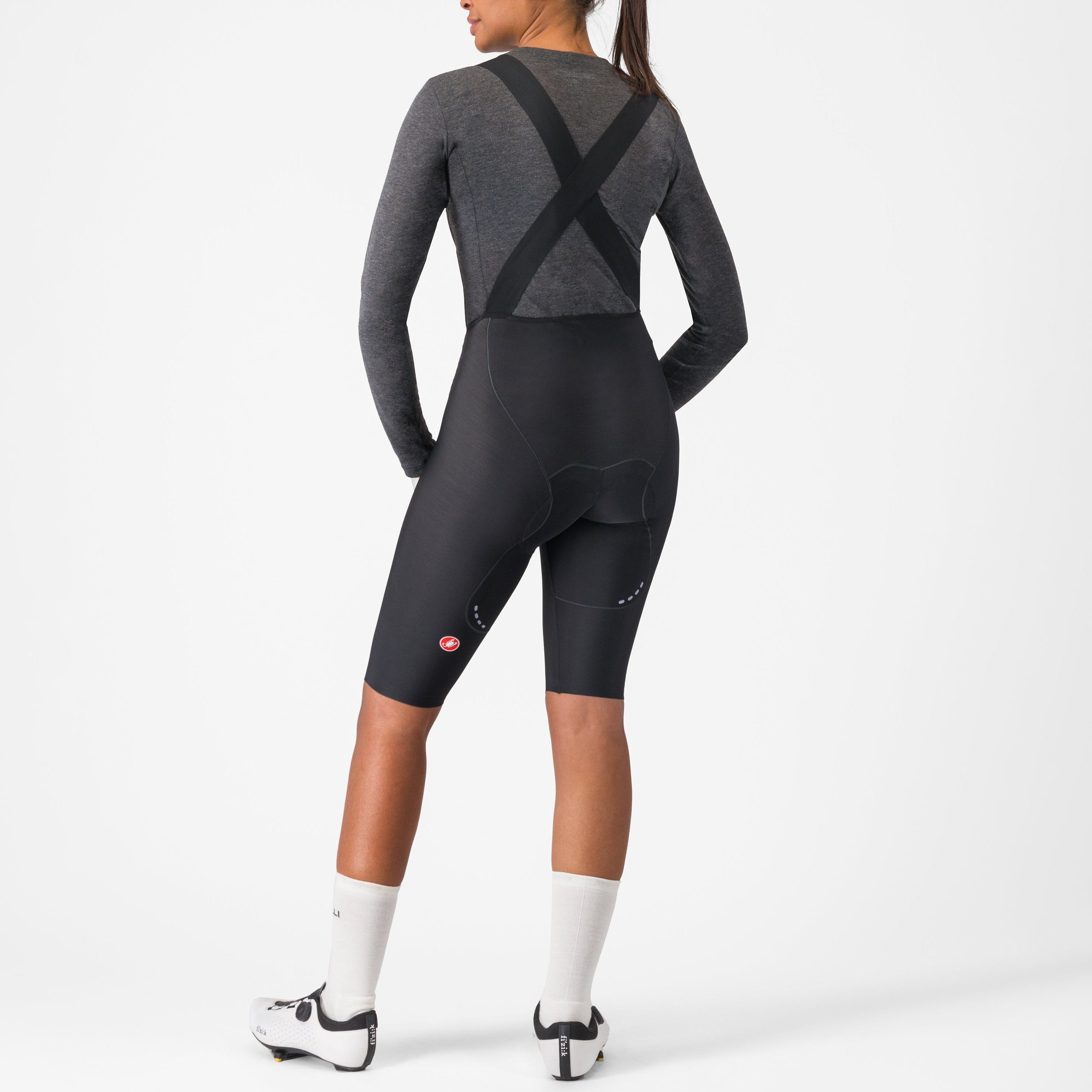 Salopette termica donna Castelli Omloop DT - Nero Castelli