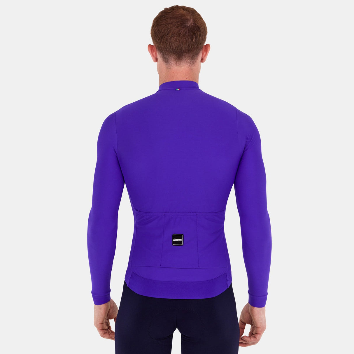 Maglia maniche lunghe Santini RTR - Viola scuro - F