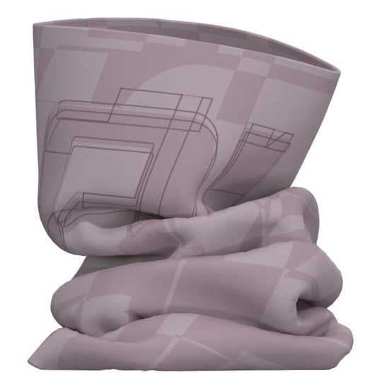 Ale Schema neck warmer - Lilac