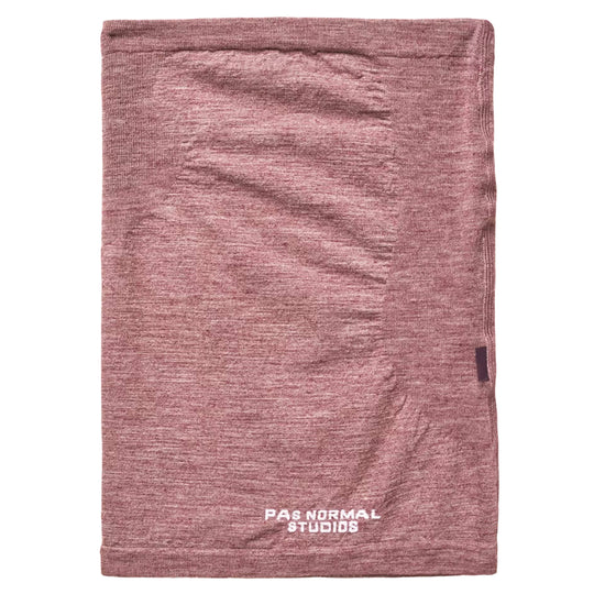 Pas Normal Studios Logo Merino Knit neck warmer - Bordeaux