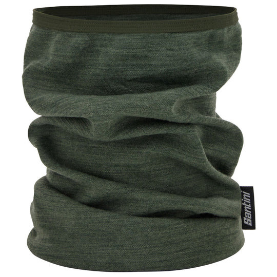 Santini Wool neck warmer - Green