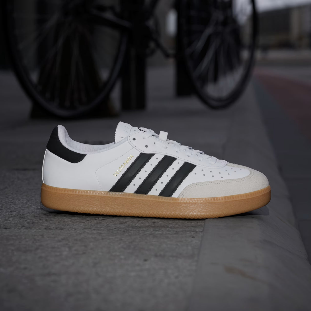 Scarpe Adidas Velosamba Leather - Bianco nero Adidas