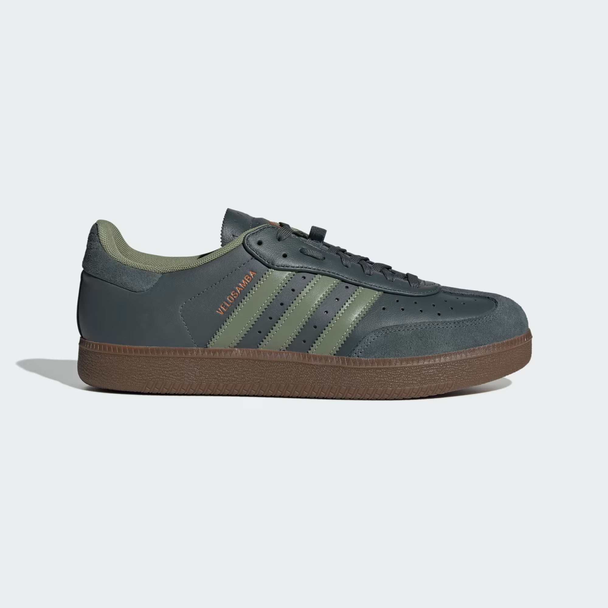 Chaussures Adidas Velosamba Leather - Gris foncé