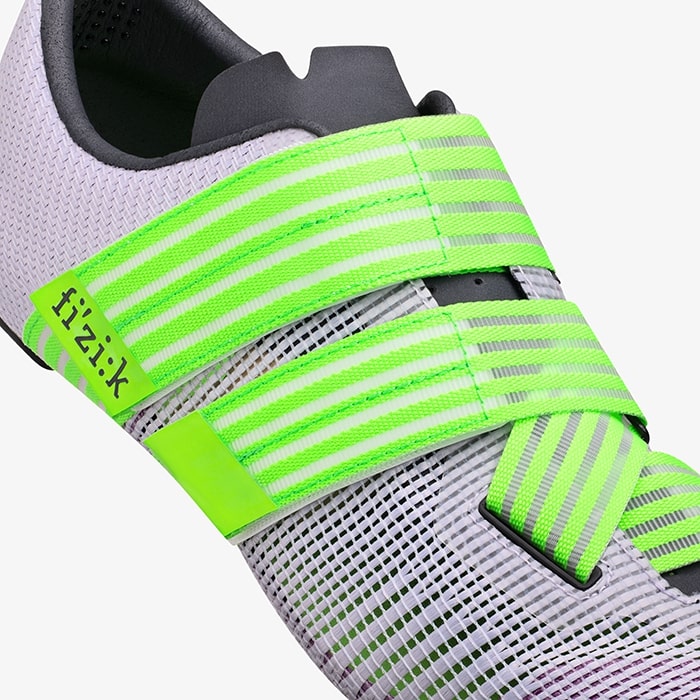 Fizik Vento Powerstrap Aeroweave Shoes - Purple Green | All4cycling