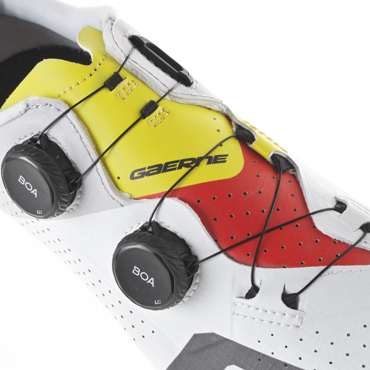 Scarpe Gaerne Jet - Bianco giallo rosso Gaerne