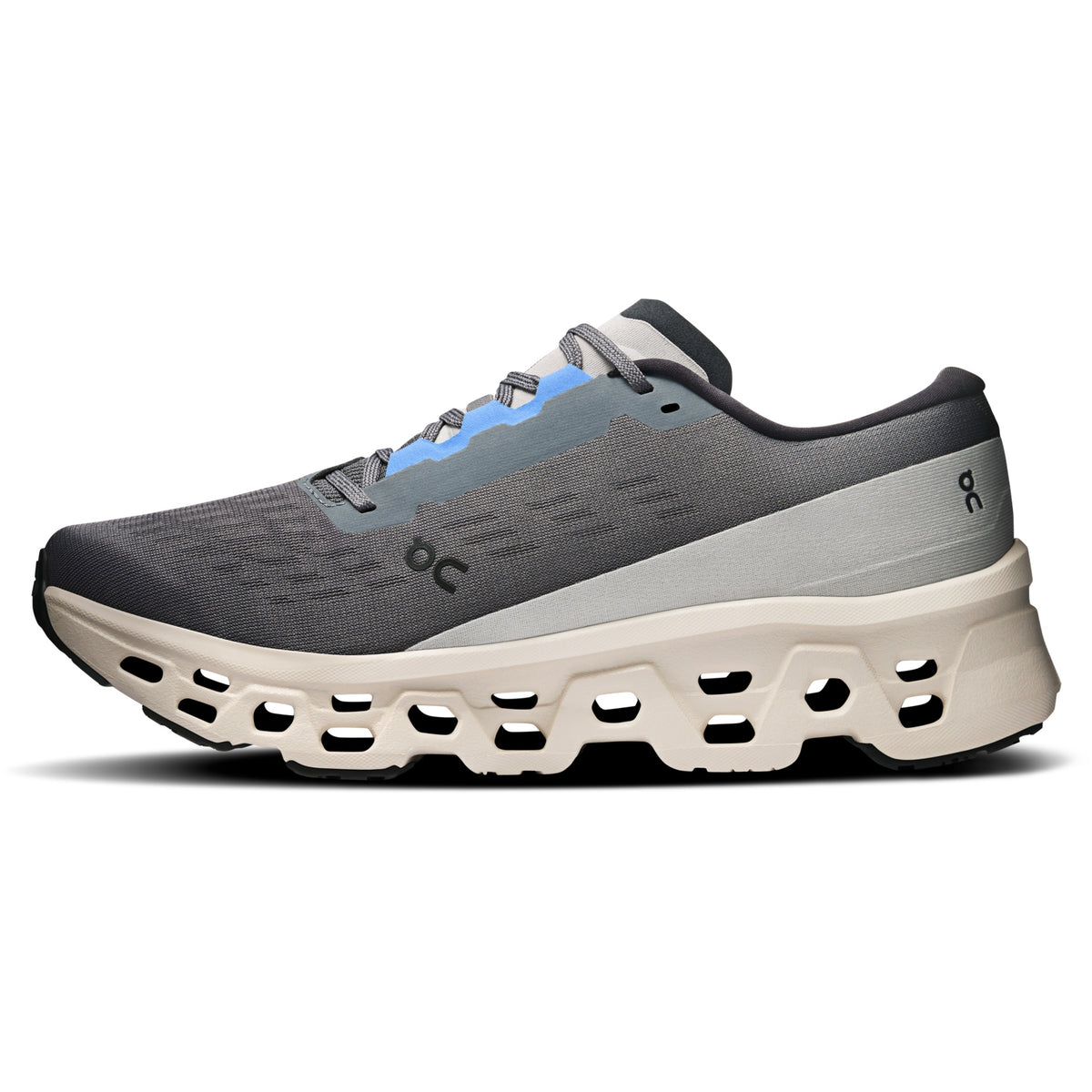 On Cloudmonster 3 Shoes - Rock silver