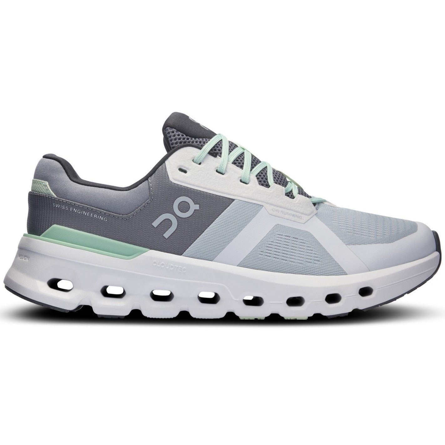 On Cloudrunner shoes Grey green All4cycling