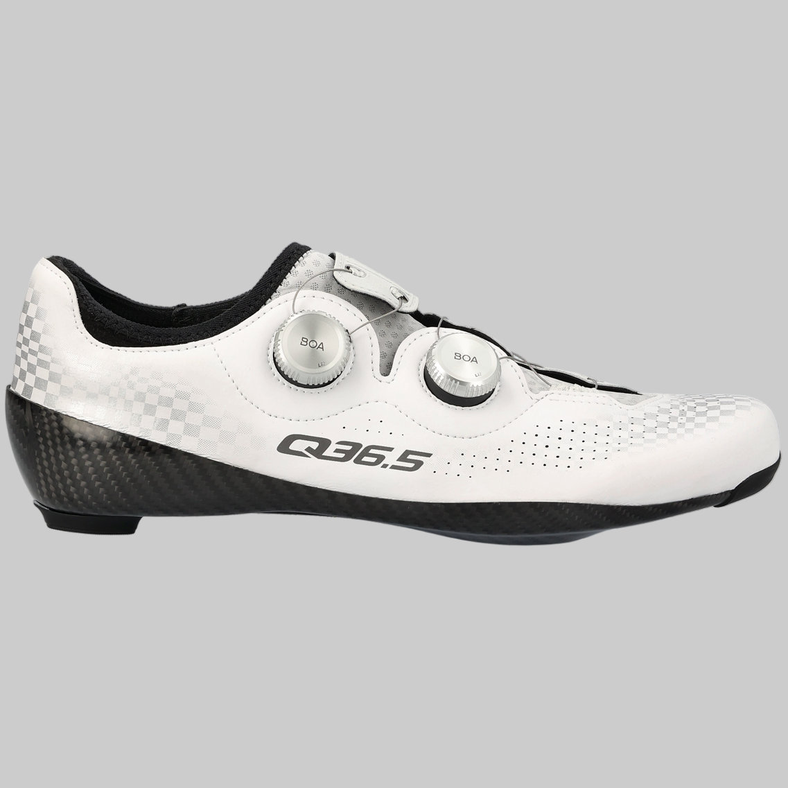 Scarpe Q36.5 Unique Pro Road 4 fori - Bianco Q36.5