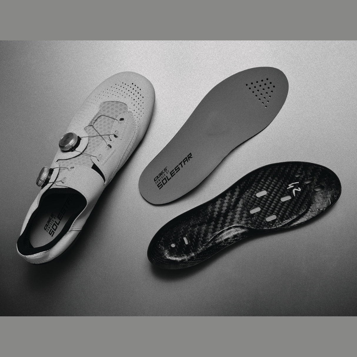 Scarpe Q36.5 Unique Pro Road 4 fori - Bianco Q36.5