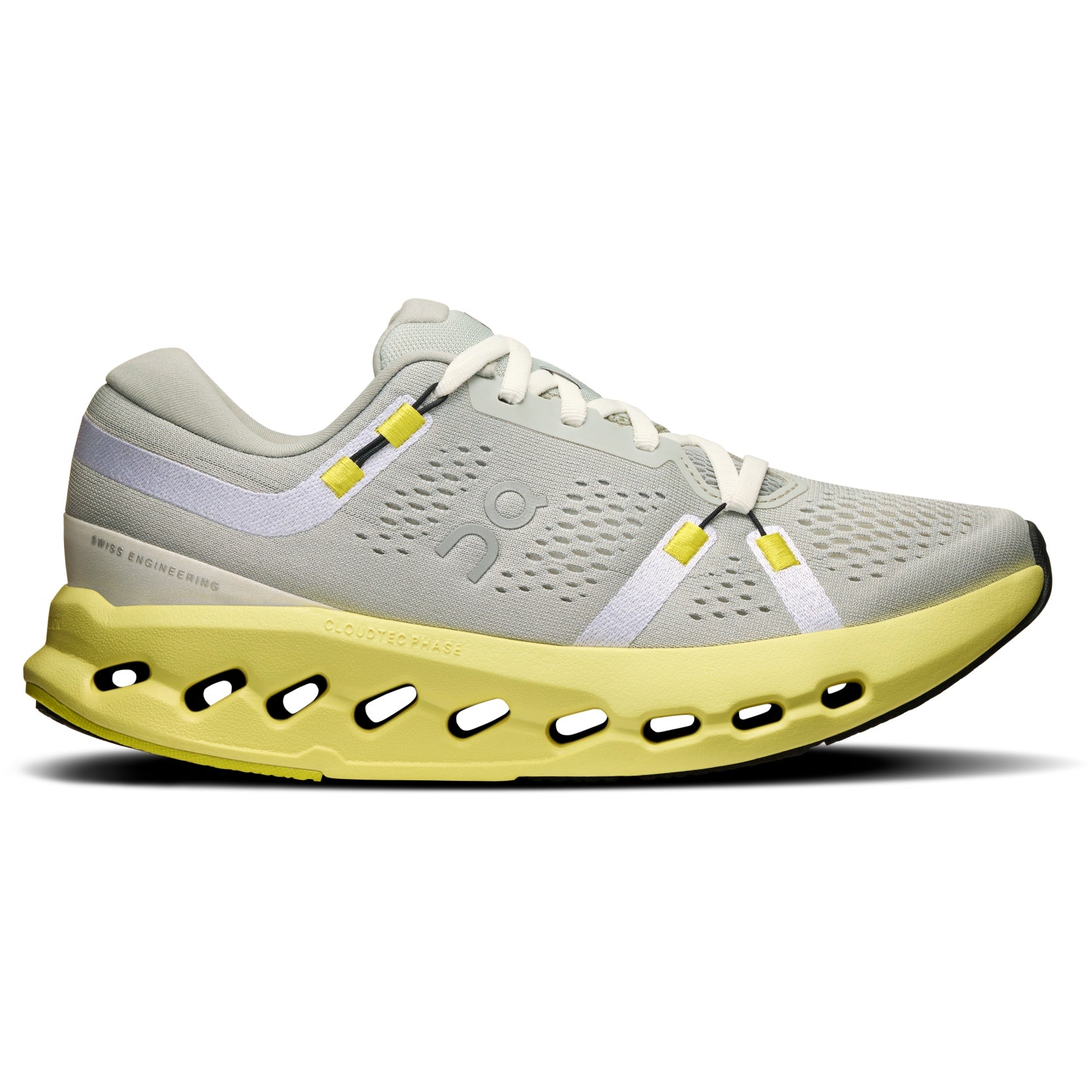 Chaussures femme On Cloudsurfer 2 - Gris lime