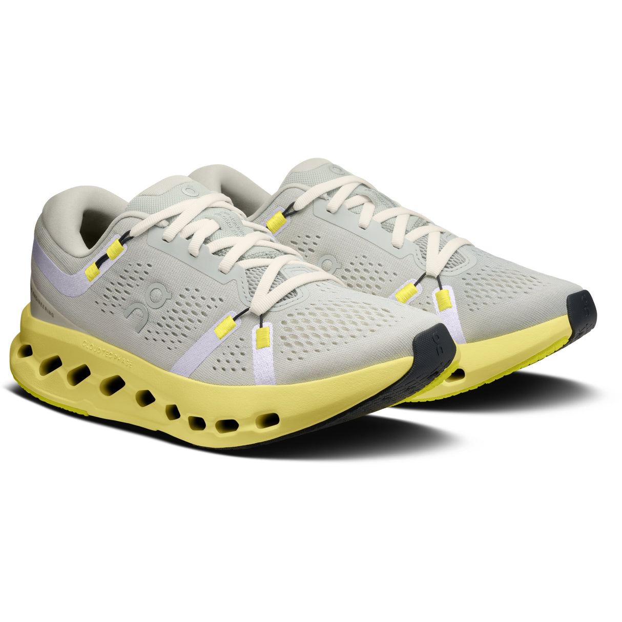 Schuhe damen On Cloudsurfer 2 - Grau Lime