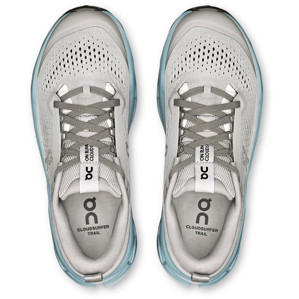 Chaussures femme On Cloudsurfer Trail 2 - Glacier dust