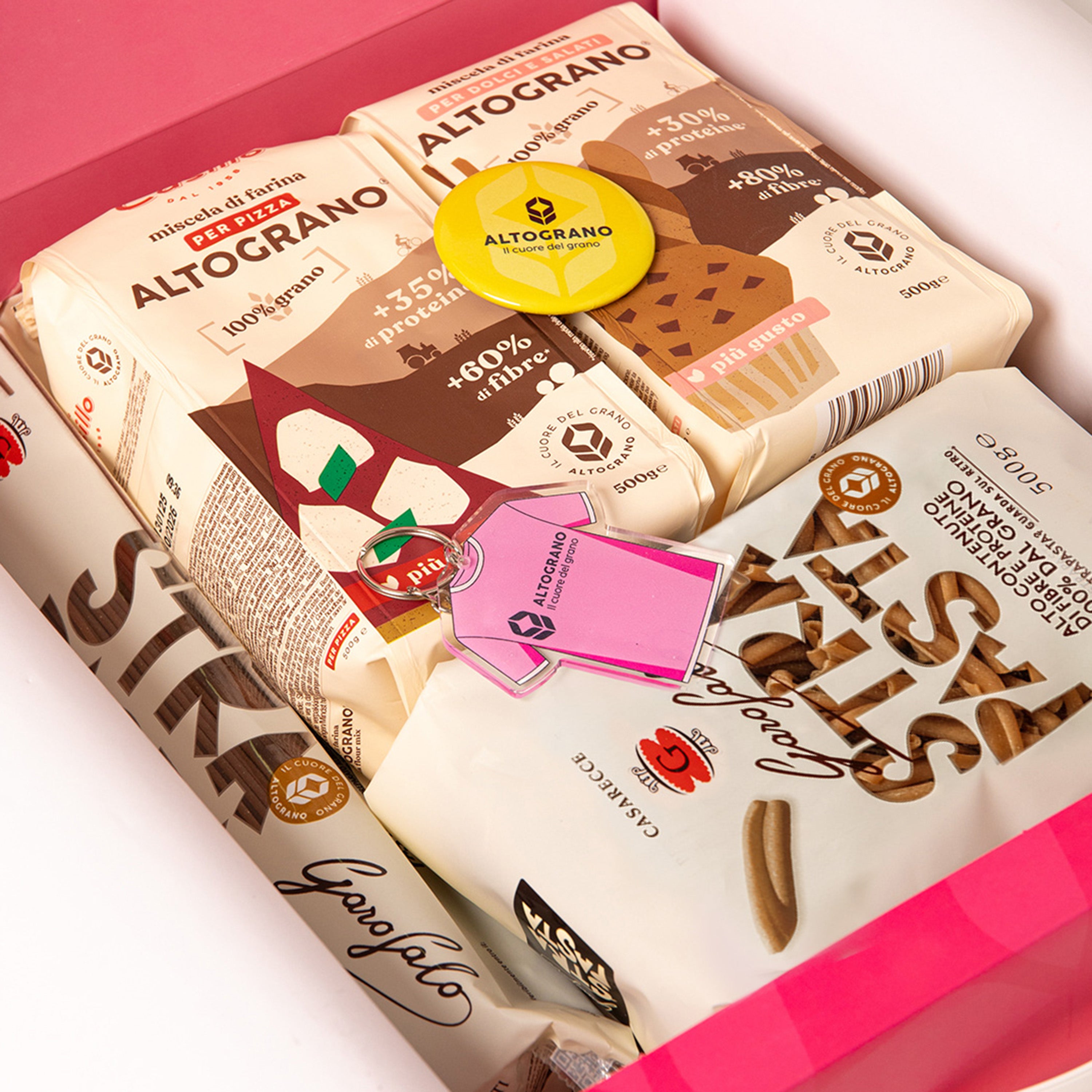 Scatola rosa Altograno Giro d'Italia 2026 Altograno