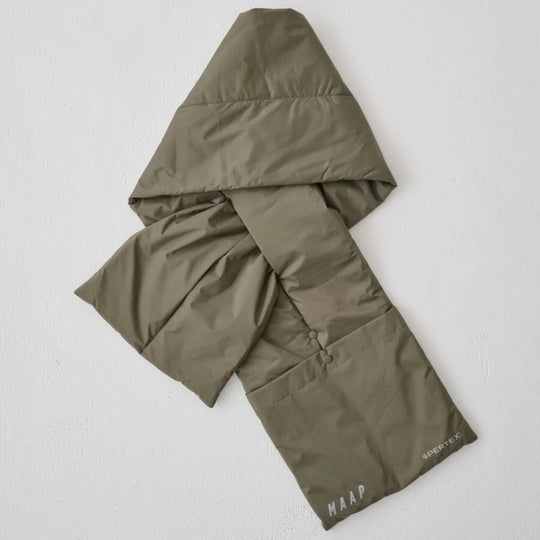 Maap Puffer Scarf - Green