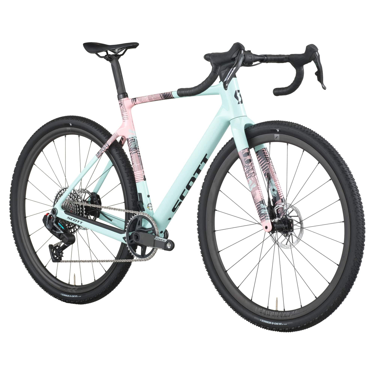 Scott Addict Gravel 10 - Blu rosa Scott