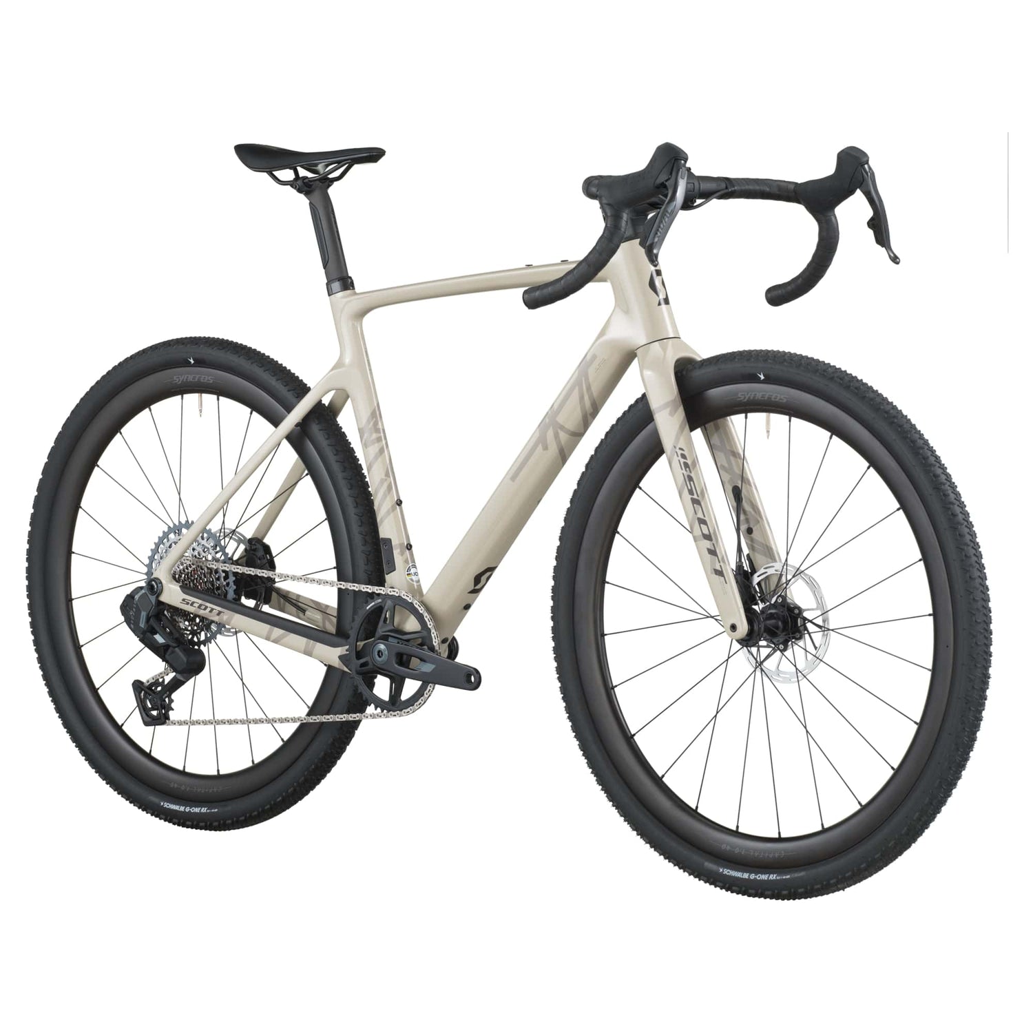beige gravel bike Scott Addict Gravel 20 - Beige