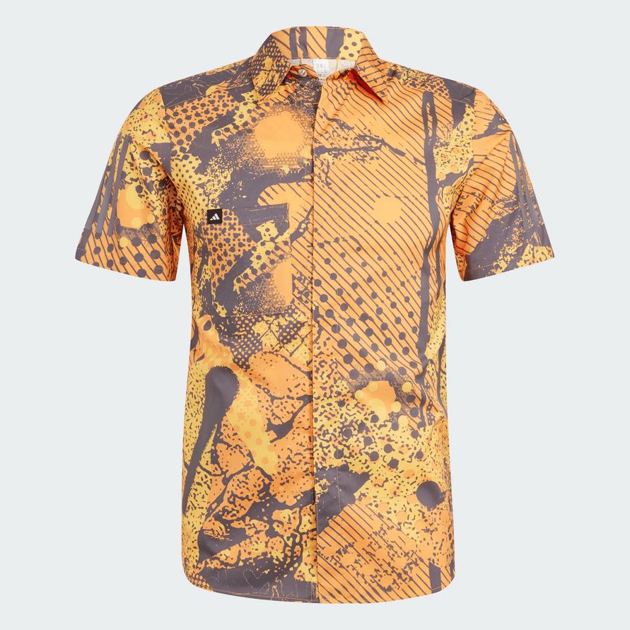 Camicia Adidas Trackstand Stencilled Art - Arancione - D