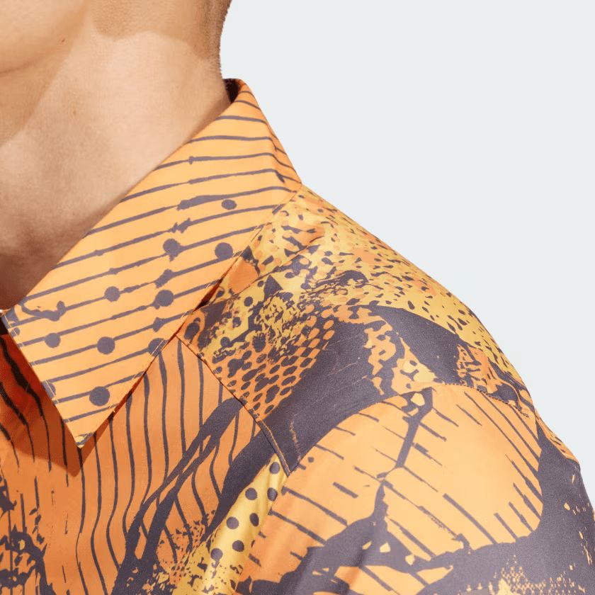 Camicia Adidas Trackstand Stencilled Art - Arancione - E