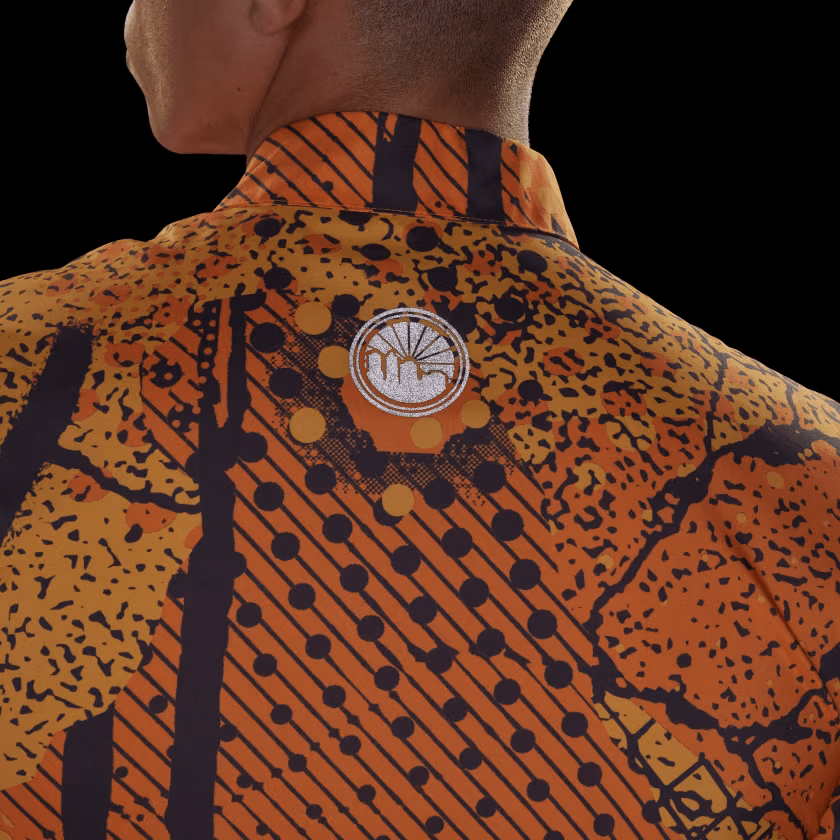 Camicia Adidas Trackstand Stencilled Art - Arancione - G