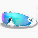 Occhiali Oakley Jawbreaker - Polished White Prizm Sapphire - C