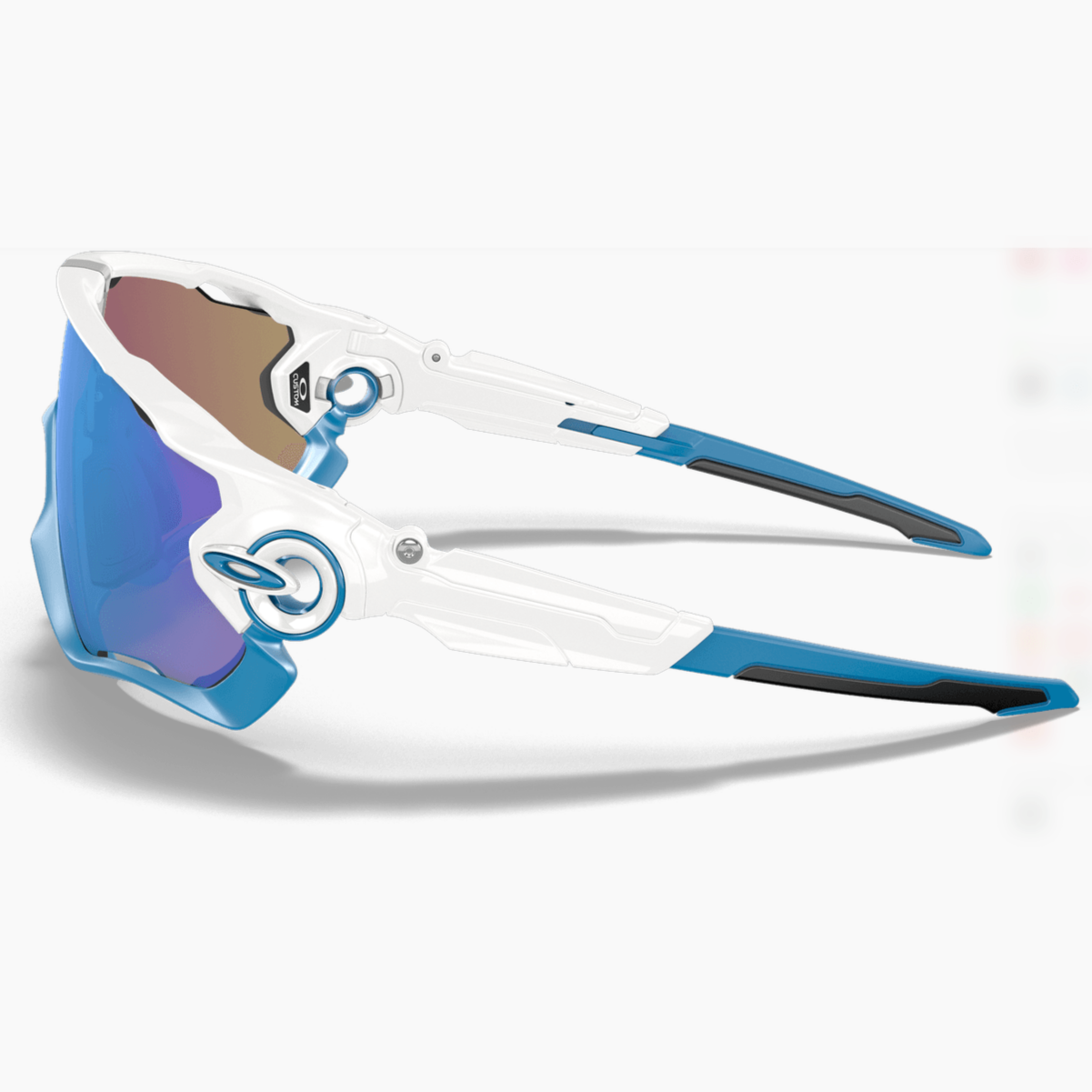 Occhiali Oakley Jawbreaker - Polished White Prizm Sapphire - D
