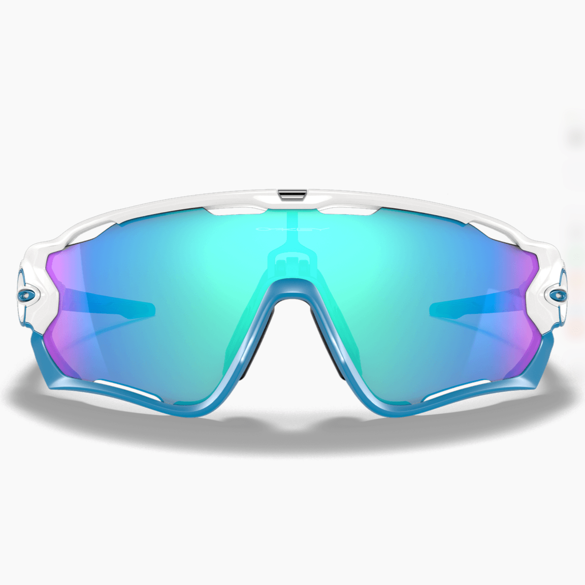 Occhiali Oakley Jawbreaker - Polished White Prizm Sapphire - E