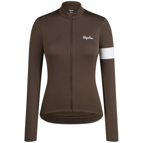 Maglia donna maniche lunghe Rapha Core - Marrone - N