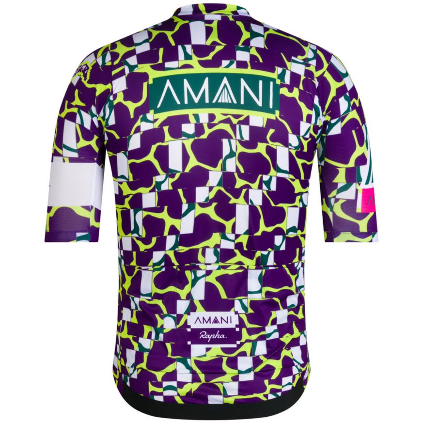 ★木金限定割引‼️Rapha AMANI BLACK MAMBA Rapha Team Amani Pro Team Training Jersey - Purple | All4cycling