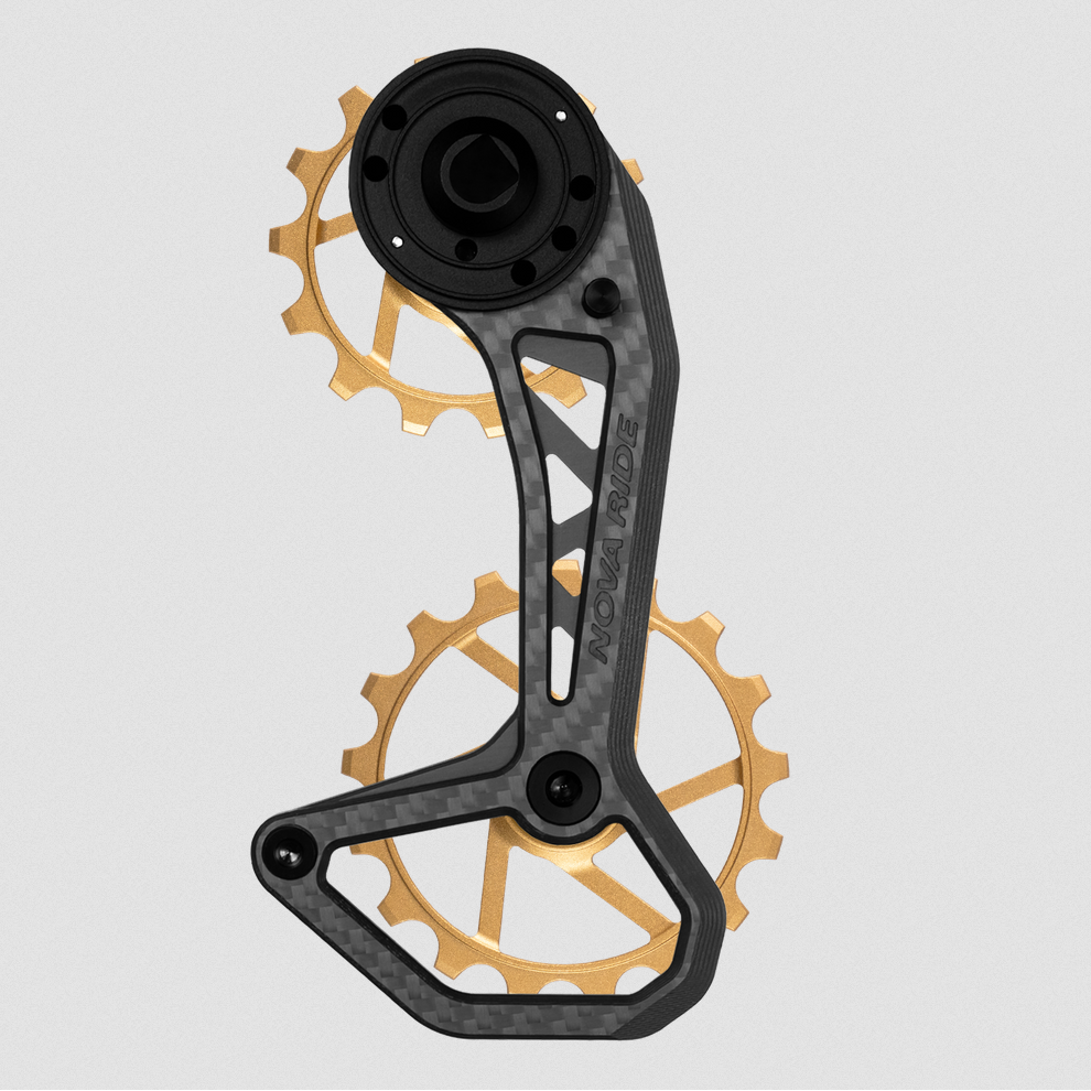 Sistema Pulegge Nova Ride CCD EVO Sram AXS 12v - Oro Nova Ride