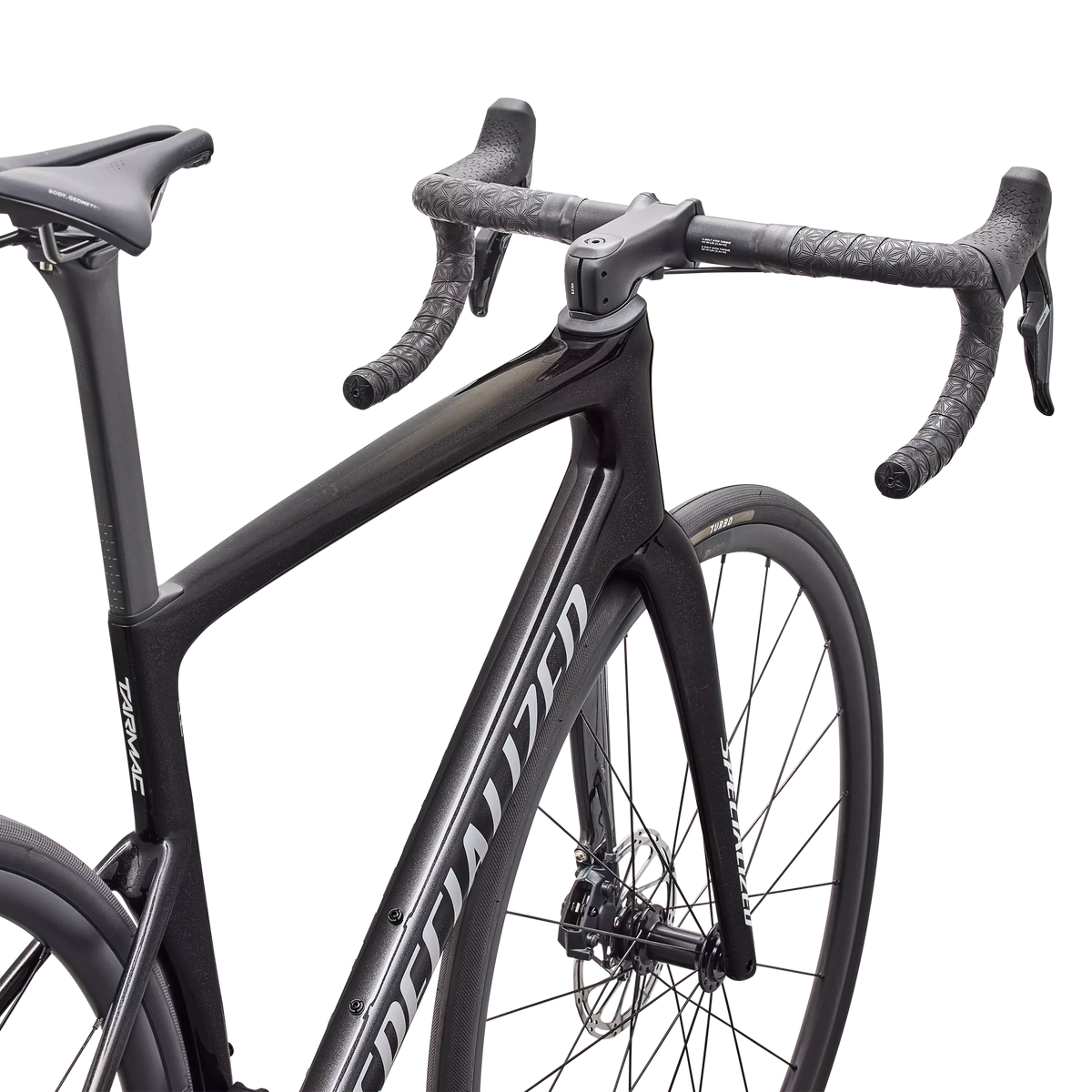 Specialized Tarmac SL9 Comp SRAM Rival AXS - Gloss Charcoal Tint Dolomite Metallic
