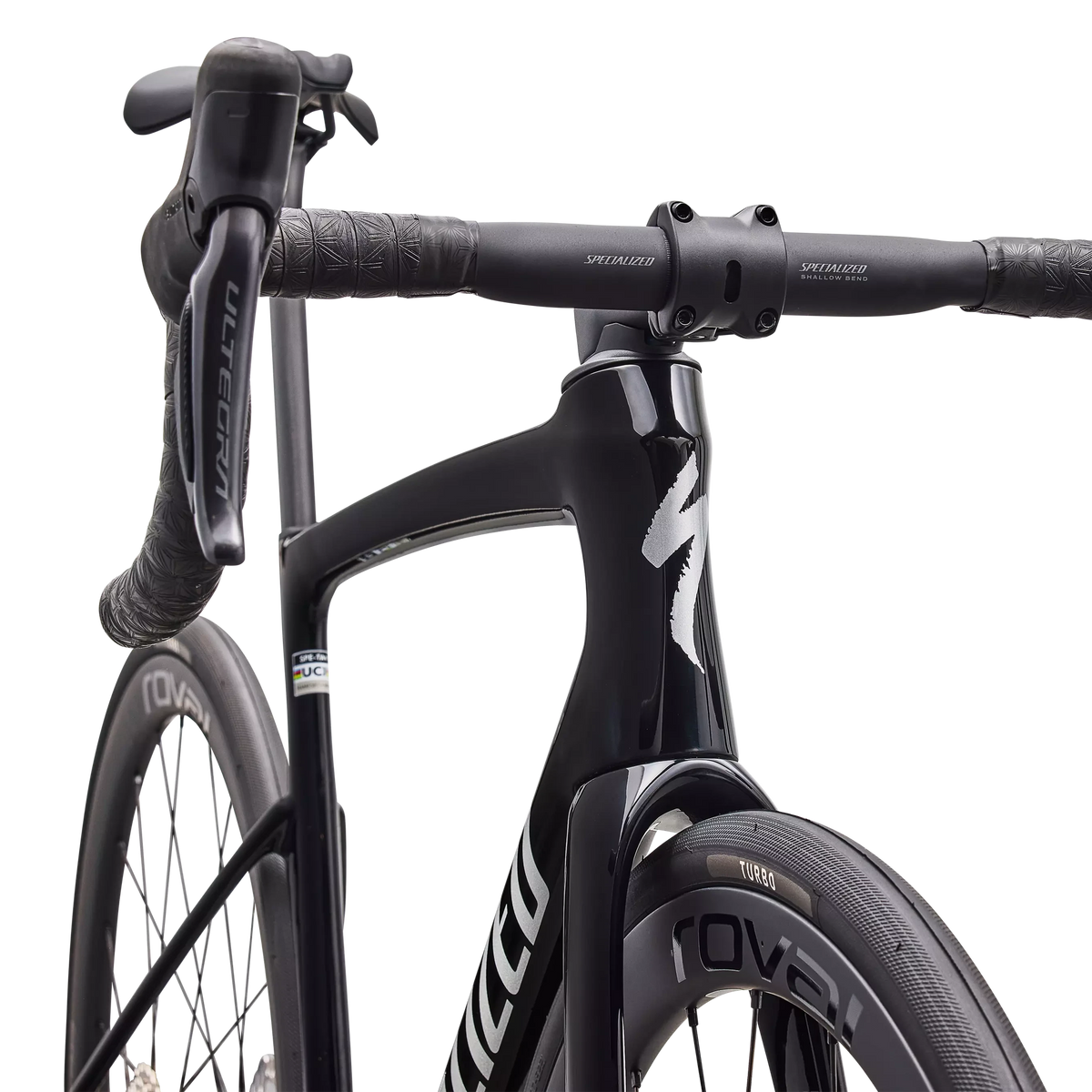 Specialized Tarmac SL9 Expert Shiano Ultegra Di2 - Glänzend Schwarz Silver Dust