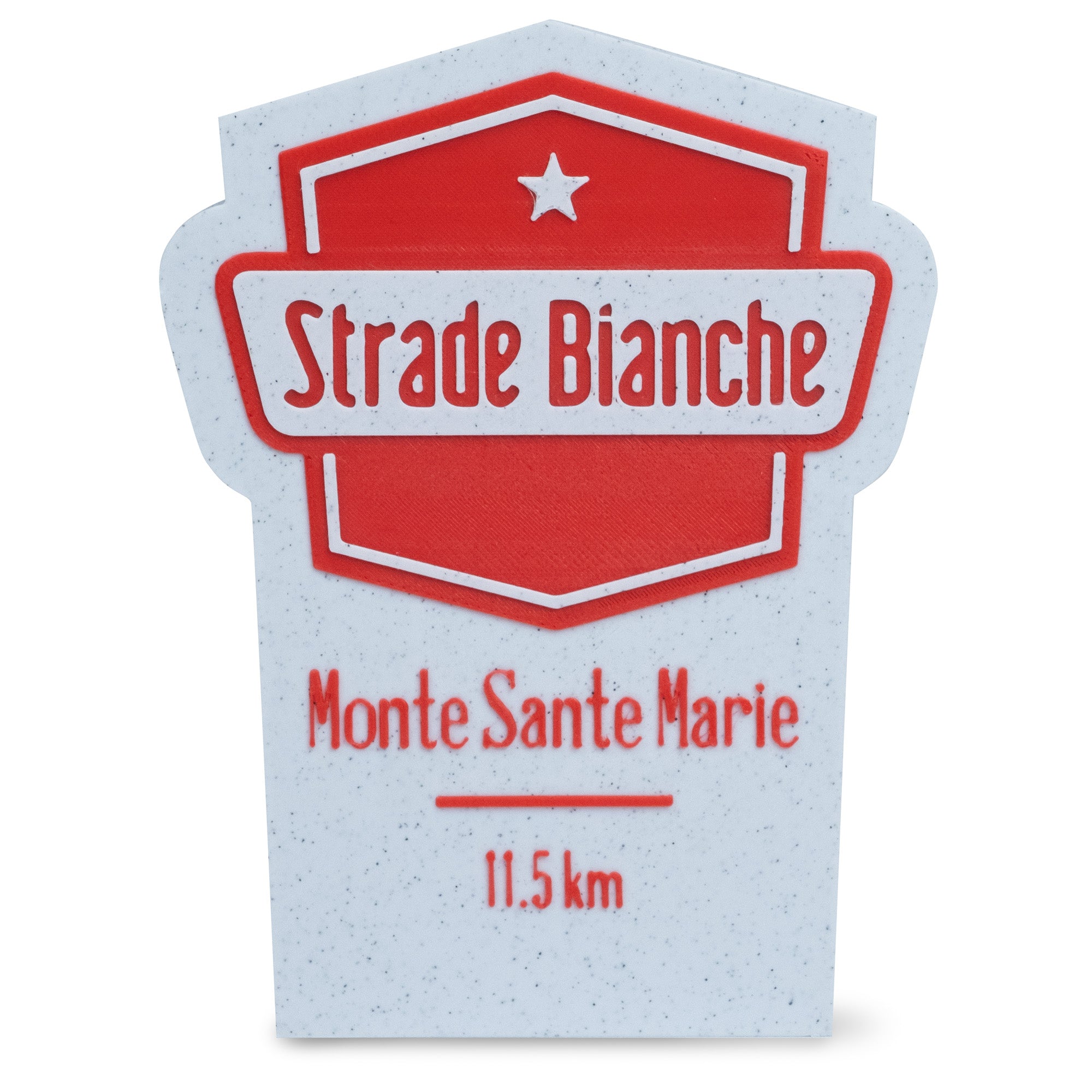 Strade Bianche miniature milestone 