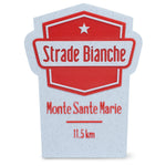 Miniature milestone Strade Bianche