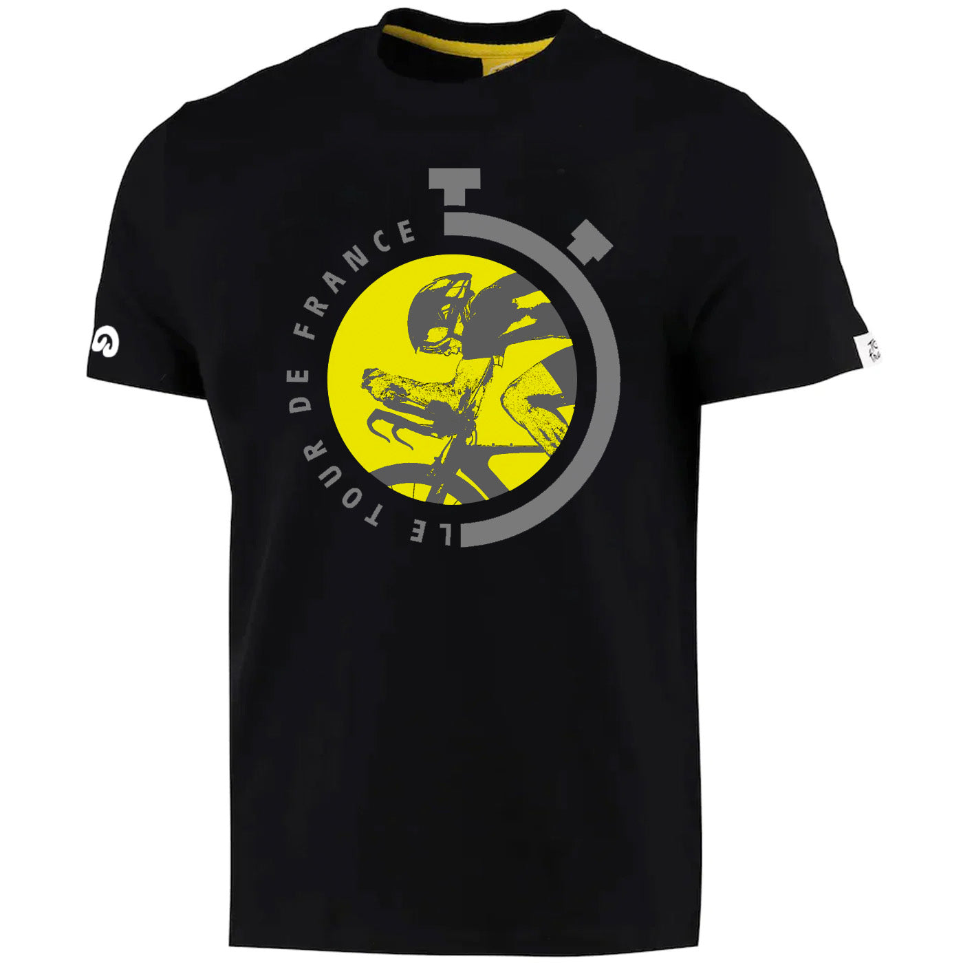 T-Shirt Tour de France Contre la Montre - Nero