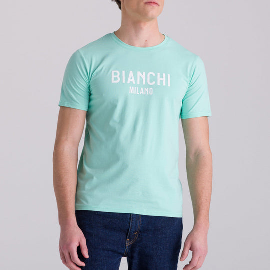 Bianchi Milano Fan T-Shirt - Celeste