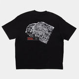 T-Shirt Cafe du Cycliste Chiara Pain - Nero Café du Cycliste