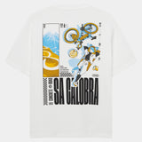 T-Shirt Cafe du Cycliste Col Sa Calobra - Bianco Café du Cycliste