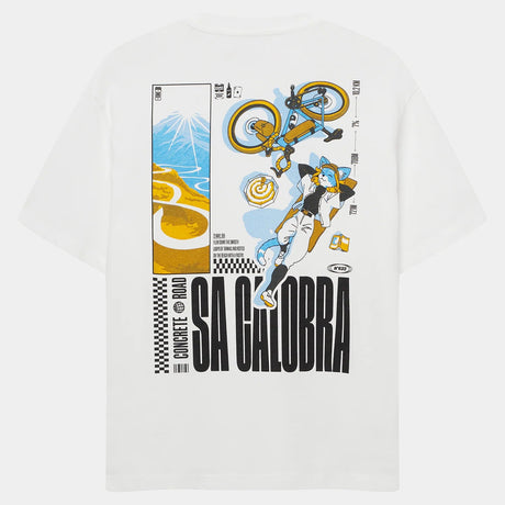 Cafe du Cycliste Col Sa Calobra T-Shirt - White