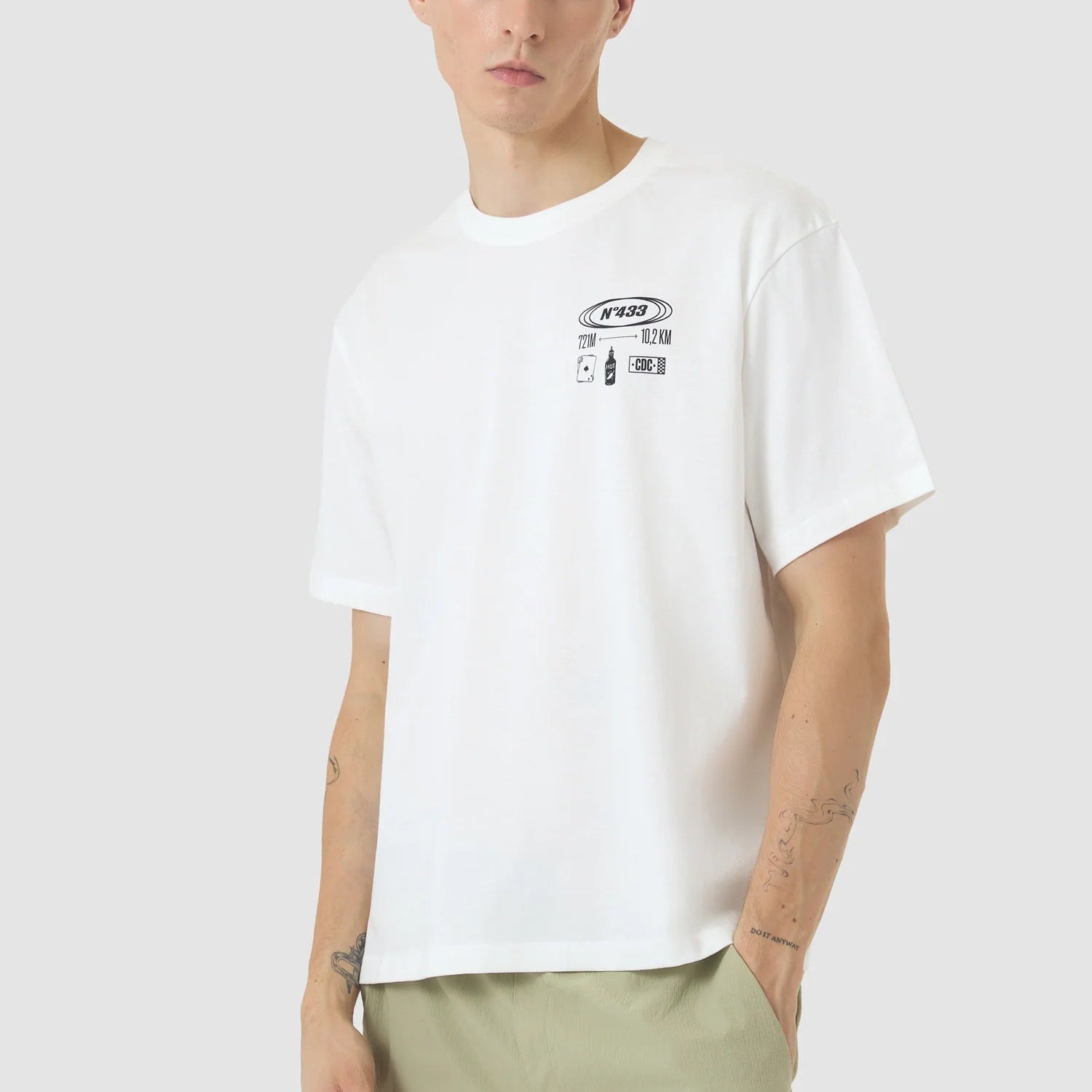 T-Shirt Cafe du Cycliste Col Sa Calobra - Bianco Café du Cycliste