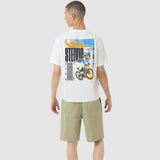 T-Shirt Cafe du Cycliste Col Stelvio - Bianco Café du Cycliste