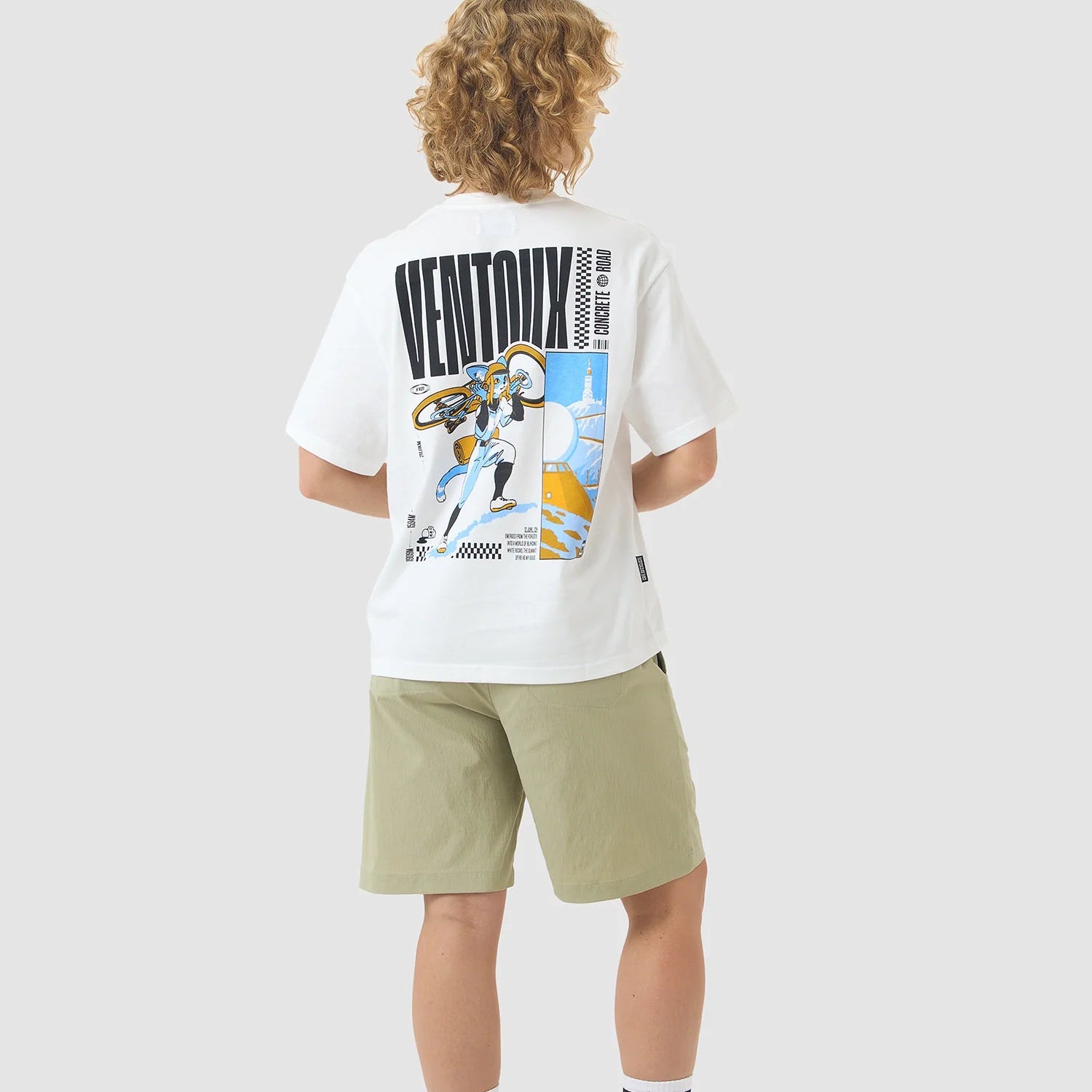 Cafe du Cycliste Col Ventoux T-Shirt - White
